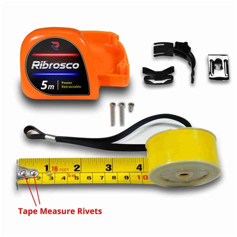 tape measuring rivets